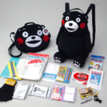 防災用品 くまモンの非常持出しポーチ&リュック13点セット
