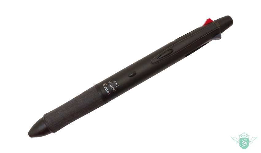 多機能ボールペン 4+1 ウッド ブラック