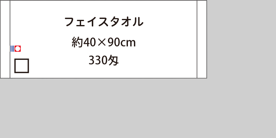 今治タオル サイズ フェイスタオル