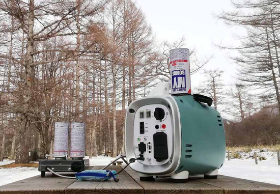 crema《クレマ》カセットボンベ式発電機 G-Cubic G700 KG-071