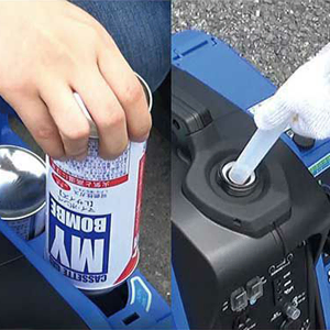 G-Cubic 2WAY発電機(カセットボンベ・ガソリン両方) KG-101