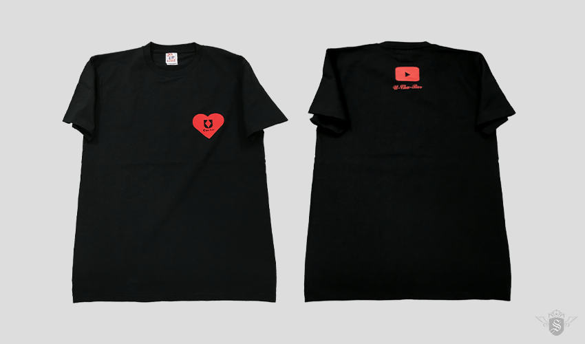 【U-Chu-Bar】Tシャツ 蛍光インクプリント (3)