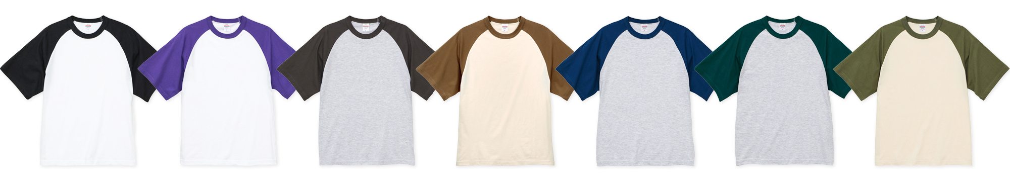 5.6オンス ラグランスリーブ Tシャツ