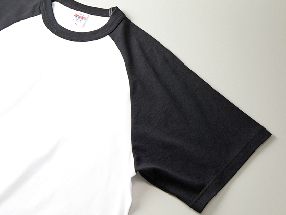 5.6オンス ラグランスリーブ Tシャツ