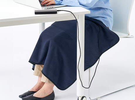 USBホットブランケット ネイビー