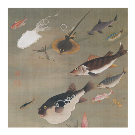 日本画 風呂敷(ふろしき) -furoshiki-