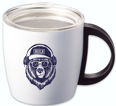 サーモステンレスマグ フタ付き(390ml)