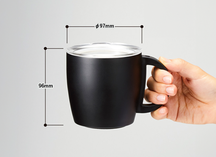 サーモステンレスマグ フタ付き(390ml)