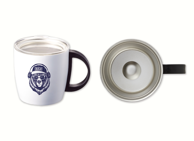 サーモステンレスマグ フタ付き(390ml)