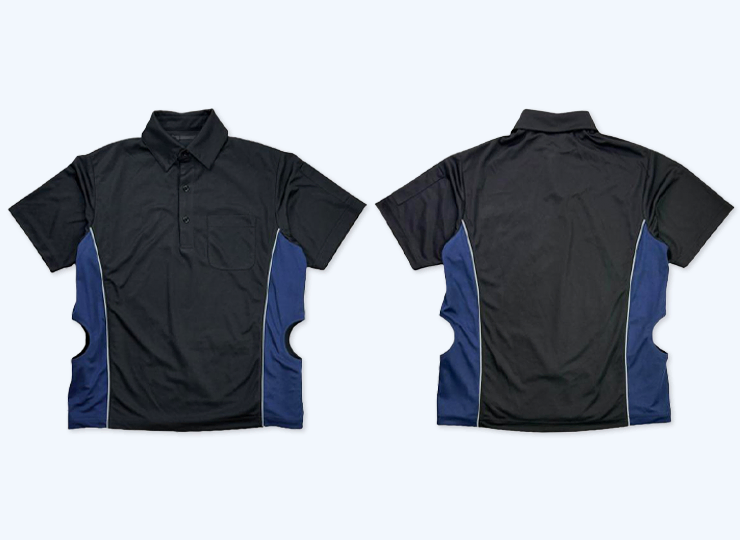 空調服🄬 エアファン パイピングポロ (ファン&バッテリー別売) 熱中症対策