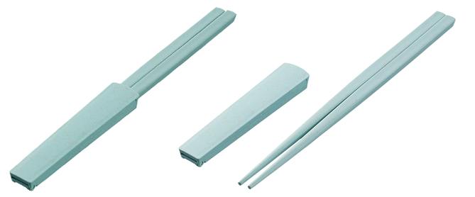 キャップ付き 箸（バンブーファイバー入タイプ）