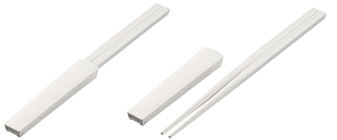 キャップ付き 箸（バンブーファイバー入タイプ）