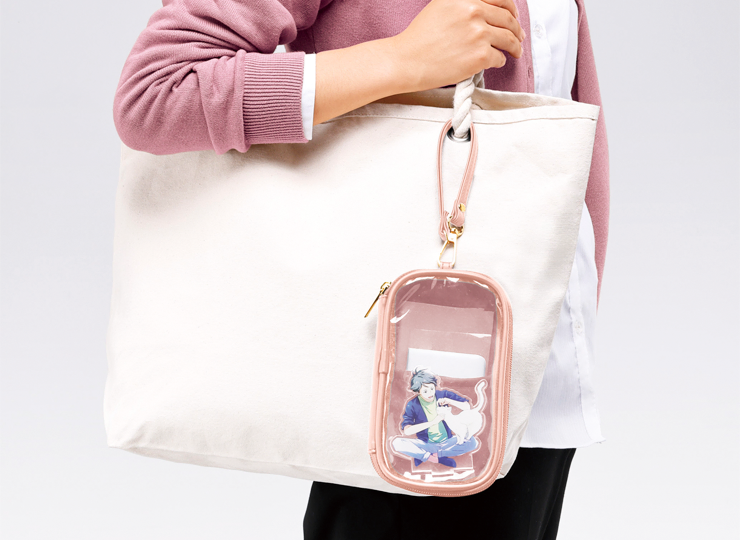 クリアキャリーポーチ(ストラップ付)