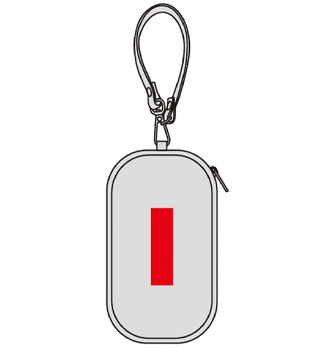 クリアキャリーポーチ(ストラップ付)