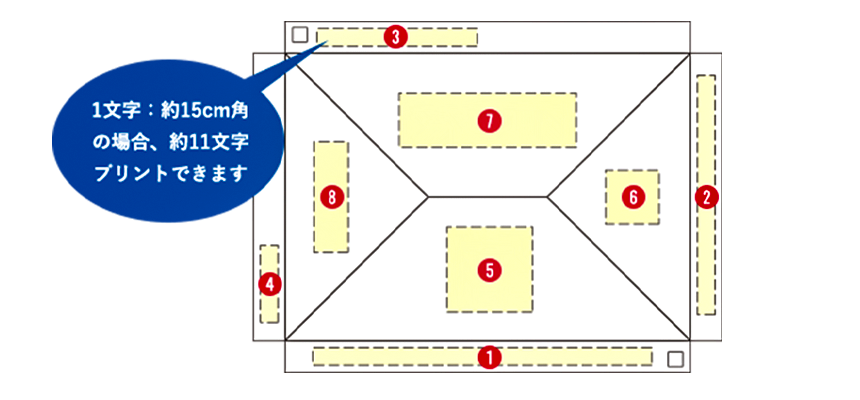 名入れ テント デラックス (2.5×2.5m) オリジナルプリント可能