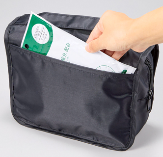 3段式 ハンギングポーチ【出張・旅行に】