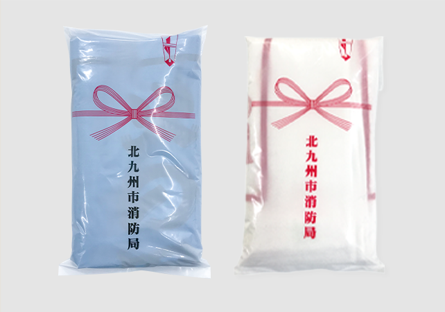 PP袋にはのし紙、ポリ袋には名前などが印字できます