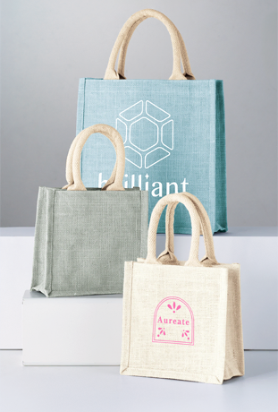 カラージュートバッグ(天然繊維)