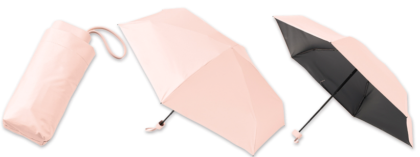 【5段遮光】コンパクト 折りたたみ傘(晴雨兼用)