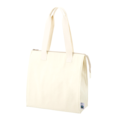 フェアトレード コットンスクエア 保冷トート(S・M)