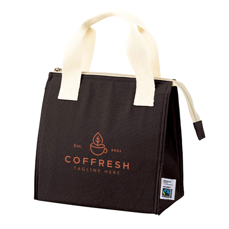 フェアトレード コットンスクエア 保冷トート(S・M)