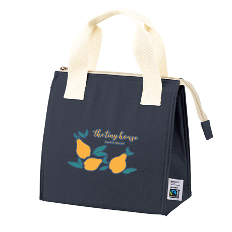 フェアトレード コットンスクエア 保冷トート(S・M)