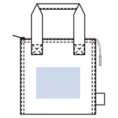 フェアトレード コットンスクエア 保冷トート(S・M)