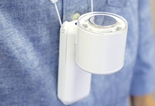 アイスプレート付 ハンディファン (扇風機)