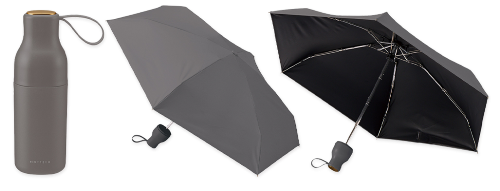 【ボトル付き】コンパクトボトル遮光折りたたみ傘