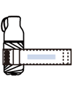 【ボトル付き】コンパクトボトル遮光折りたたみ傘