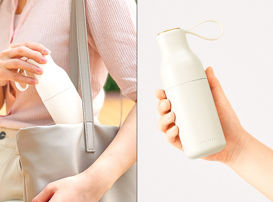 【ボトル付き】コンパクトボトル遮光折りたたみ傘