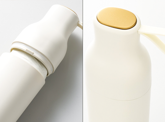 【ボトル付き】コンパクトボトル遮光折りたたみ傘