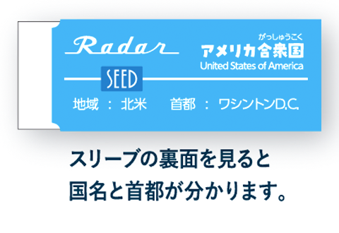 消しゴム 世界の国旗レーダー