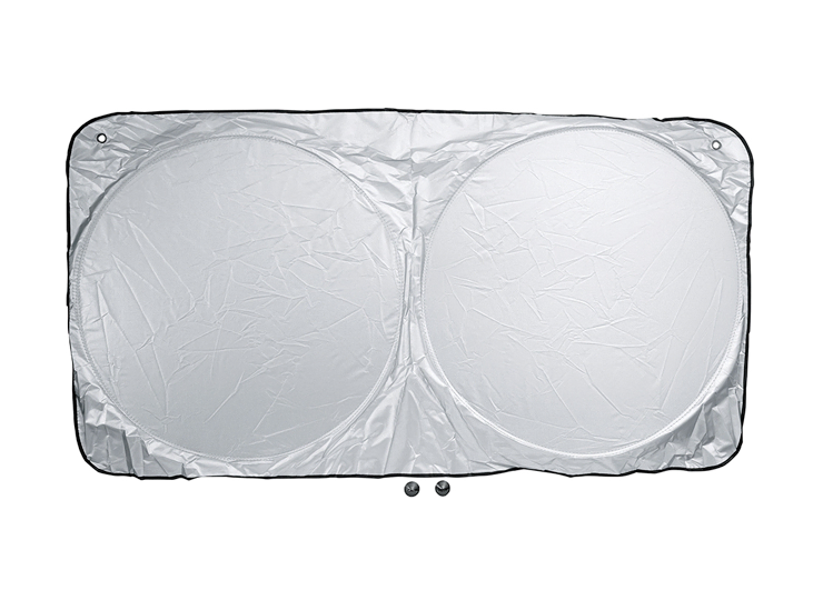 【折り畳み】シンプルカーサンシェード(収納ポーチ付)