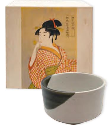 浮世絵化粧箱入 抹茶碗 全6種類 (約420ml)