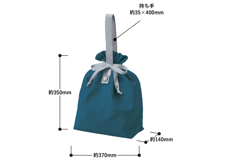 【保冷】コンパクトクーラー巾着バッグ クルリト