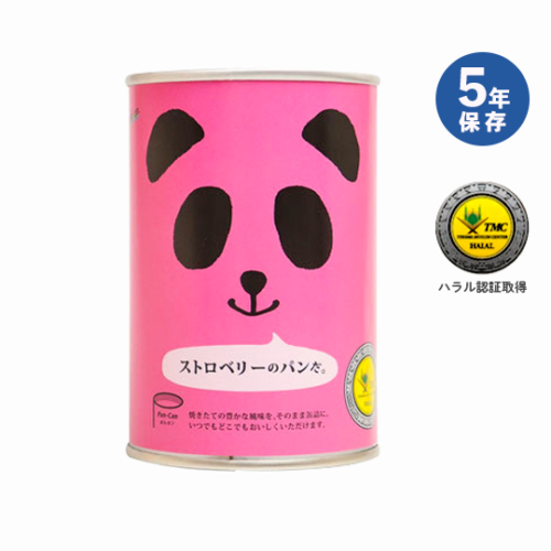 非常食 パンの缶詰 パンだ缶 ストロベリー味 (5年保存)