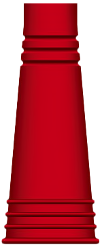 アカ 近似色：Pantone 186C