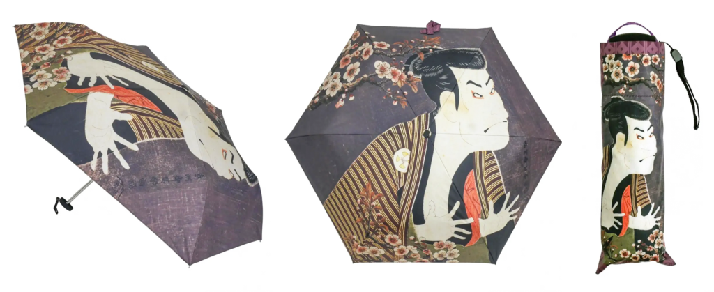 浮世絵づくし 折りたたみ傘【日傘・雨傘兼用】写楽